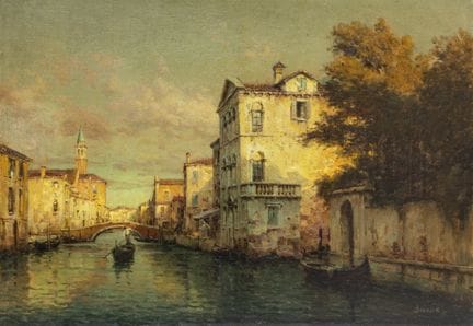 ANTOINE BOUVARD (FRANCESE 1870-1955)
Canale a Vene