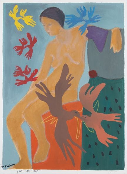 MENASHE KADISHMAN (ISRAELIANO 1932-2015)
Omaggio a