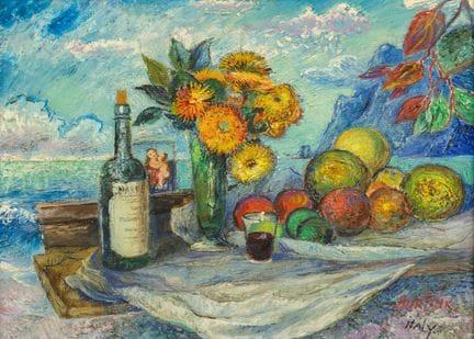 DAVID BURLIUK (RUSSISCH 1882–1967)
Stillleben am M