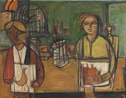 FRANK KLEINHOLZ (AMERICANO 1901-1987)
Interno con 