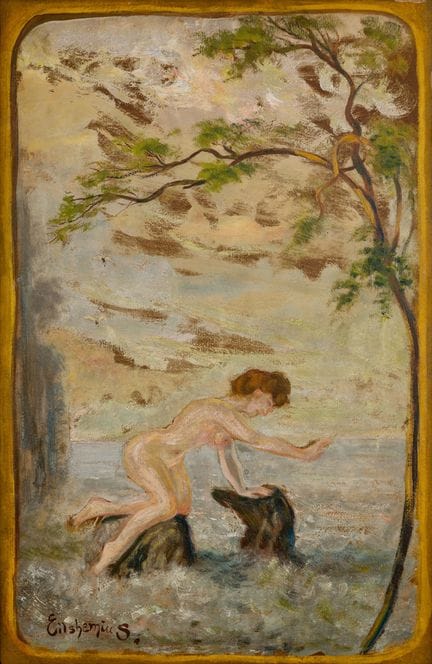 LOUIS MICHEL EILSHEMIUS (AMERICANO 1864-1941)
Donn