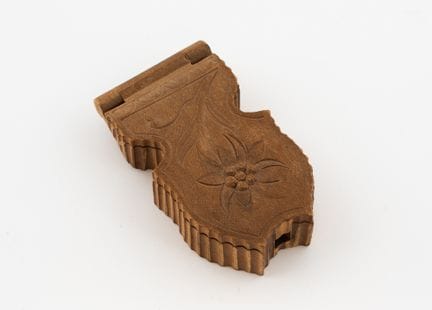 Portaorologi in legno con decorazione a stella alp