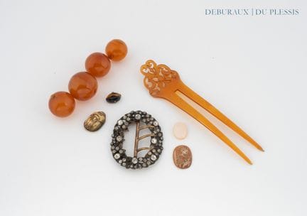 Modeschmuck-Set aus dem 19. Jahrhundert, bestehend