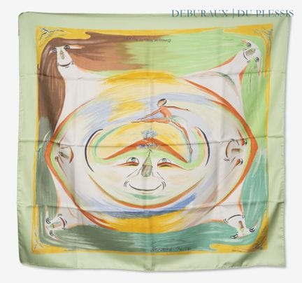 HERMES PARIS
 "Smiles in third millenary".
Foulard