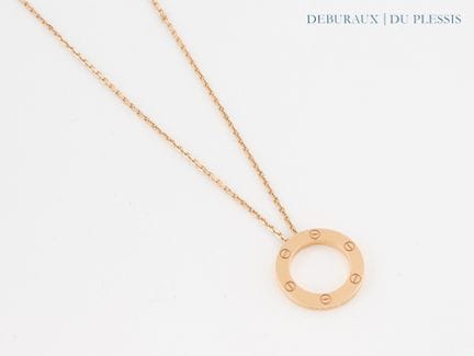 CARTIER, modello «Love». 
Collana articolata con c