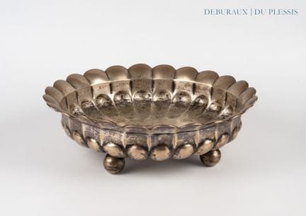 Vaso d'argento con titolo superiore a 800°/°°, con