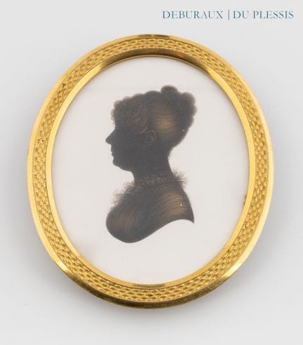 John Miers 1756–1821, 
Sagoma di donna di profilo,