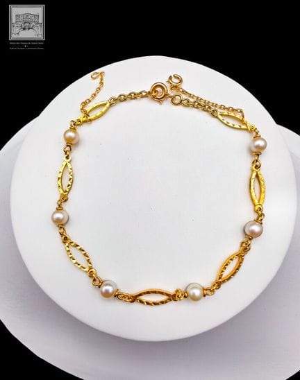 Kleines Armband aus 18 Karat Gelbgold (750/°°°) un