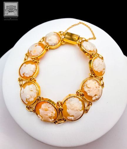 Gelenkarmband aus 18 Karat Gelbgold (750/°°°), bes