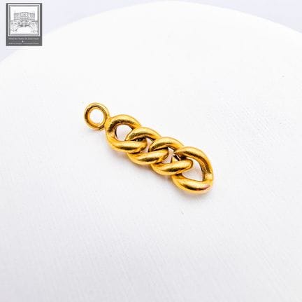 Goldabfälle, Kettenstück 
18 K 750/°°°
Gew. 0,67 g
