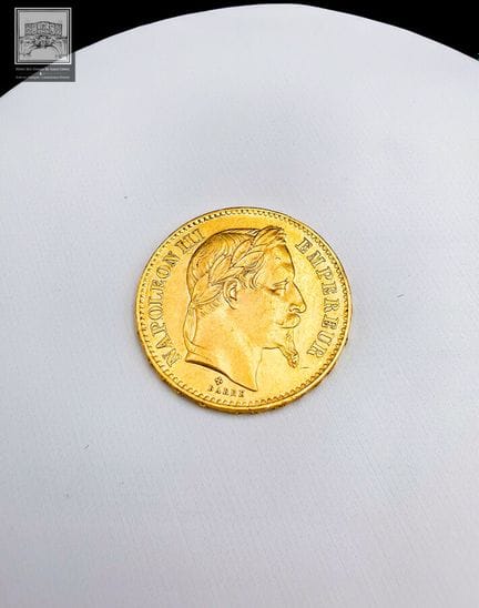 1 Pièce de 20 francs or Napoléon III 1868 P. 6,46 
