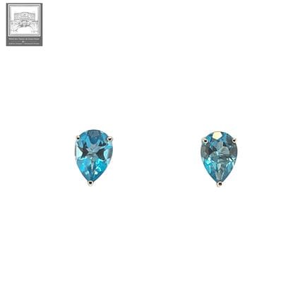 Paire de boutons d'oreilles en or blanc 750°/.(18K