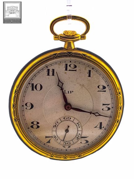 LIP
Montre gousset
or jaune 18K 750/°°° poinçon hi