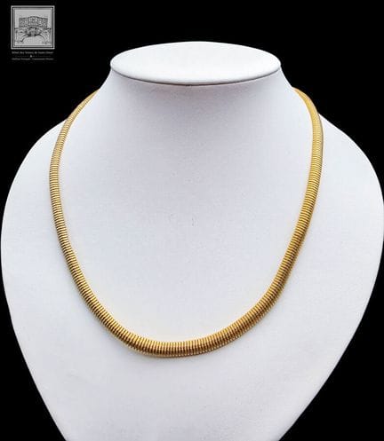 Schlangenkette aus 18 Karat Gelbgold 750/°°°
Adler