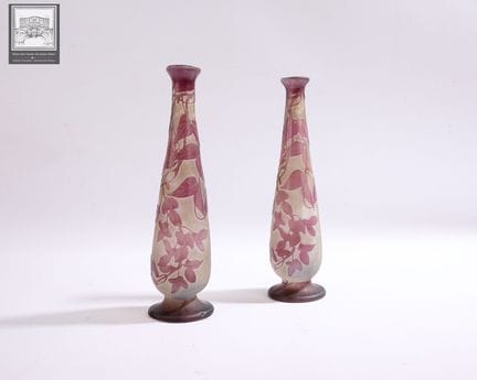 Établissements GALLÉ
Paire de vases soliflores
Ver