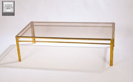 J.T. LEPELLETIER pour BRONCZ.
Table basse en laito