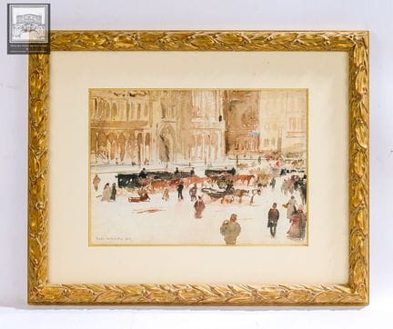 Emile HOETERICKX (1858-1923)
Piazza di Bruxelles 
