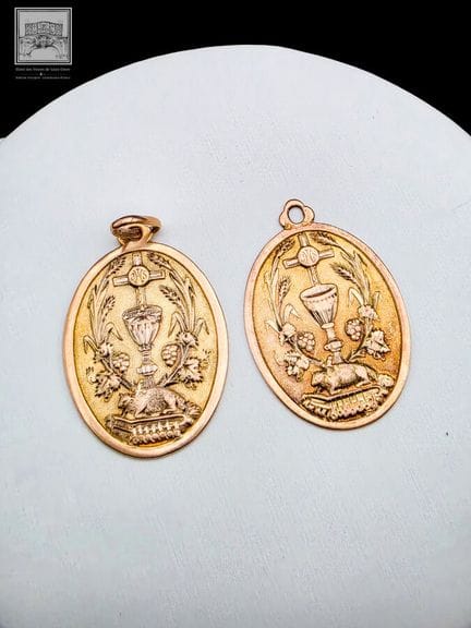 Set aus 2 Anhängern aus 18-karätigem Gold 750/°°°
