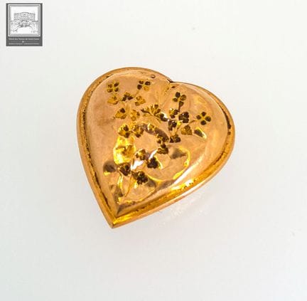 Herzförmiger Anhänger aus Savoyen aus 18 Karat Gel