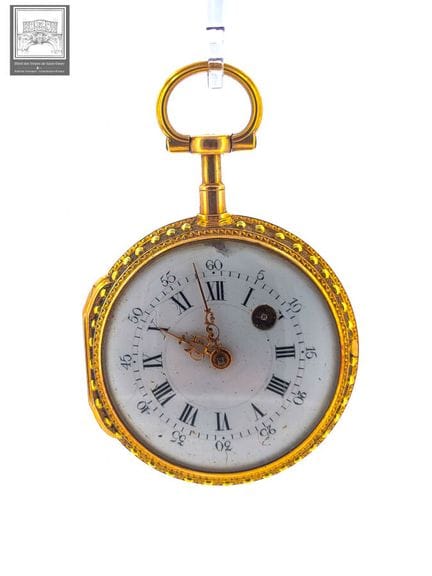Montre de col
or jaune et rose 18K 750/°°°
Boitier
