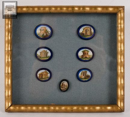Micromosaici: raccolta di 7 vedute di Roma
XIX sec