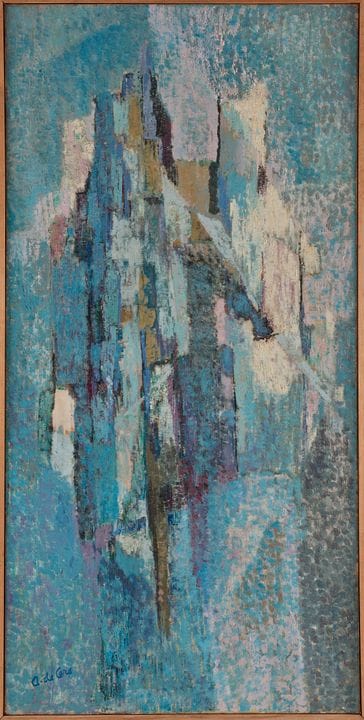 安妮塔·德·卡罗（1909-1998）
作品信息
布面油画，左下角有签名，背面有副署，后附“巴黎第五