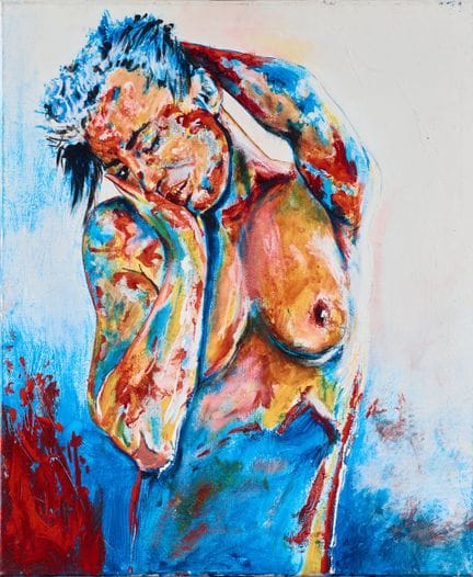 20 世纪的学校。加里
缪斯
丙烯酸画布，背面有签名和日期 2009 
尺寸：65 x 54 厘米
