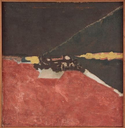 保罗·阿克曼（1908-1981）
《色彩构图》
布面油画
右上角有签名
71x73 厘米
（有开裂