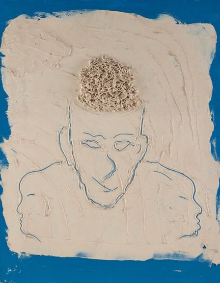 20世纪画派
自画像
布面综合材料
画作背面签名、标注标题并注明日期05/99
100x81 厘米