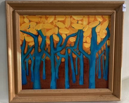 M. T. LIRON. 
Forêt d'arbres enchantés. 
Huile sur