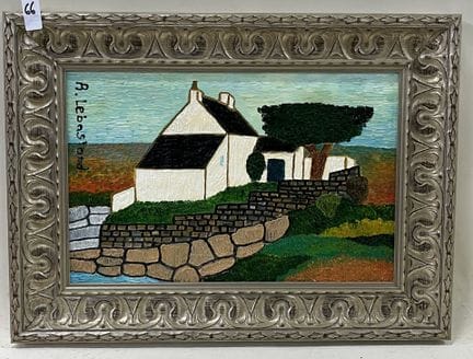 拉乌尔-勒巴斯塔（1967-）。 
笔泰的景色。 
布面油画。 
左上方有签名。 
高 27 x 宽