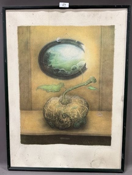 DALI 之后
彩色石版画 
底部连署
编号 14/179
高 74 x 宽 54 厘米
(有些污渍