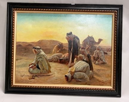 LATIF - La prière dans le désert
Huile sur toile s