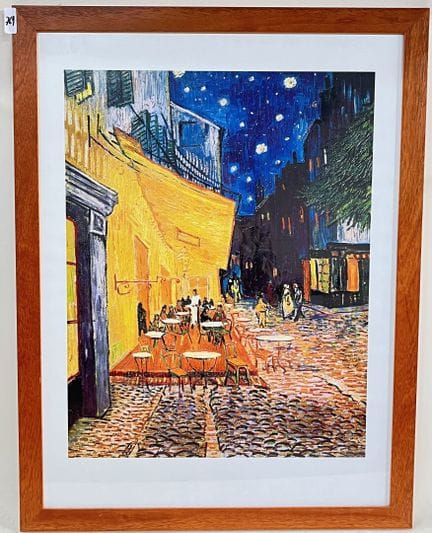在文森特-凡高之后。
"Terrasse du café le soir, place du for