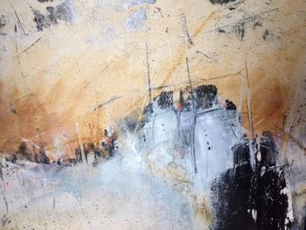 文森特-马格里（1963 - )
港口风景 
布面油画 
91.5 x 73
(PS)