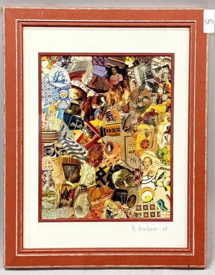 Michel HUMBERT 
„La caravelle“
Collage 
Auf der Rü