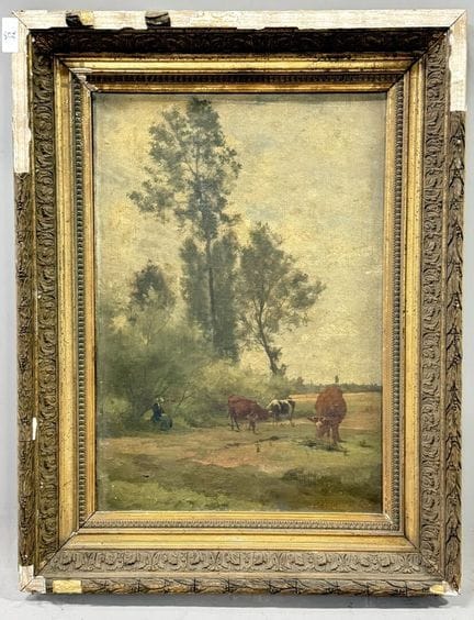 Jacques JOBBE DUVAL (1854–1942) 
Kühe auf der Weid