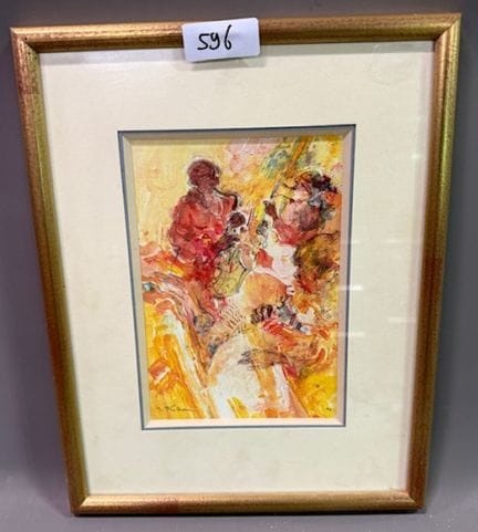 J BLUTEAU - 发热
水墨画
左下方有签名
高 18.5 x 宽 13 厘米
(REF 59