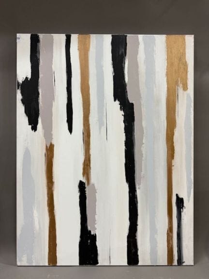 Sayah DOUKNI ? - Composición abstracta sobre fondo