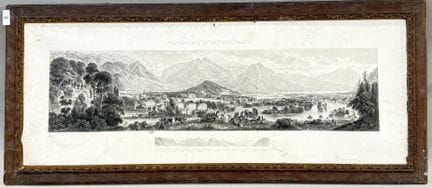 弗里德里希·萨拉特（Friedrich SALATHE，1793-1858） 
《因特拉肯全景图》

