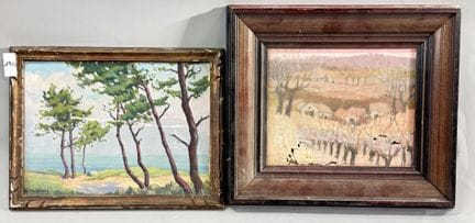André BOURRIE (1936-2017)
"Vigne d'Ardèche" 
Huile