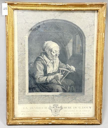 据热拉尔·杜（Gérard DOU，1613-1675）原作，让·乔尔加斯（Jean GEORGAS