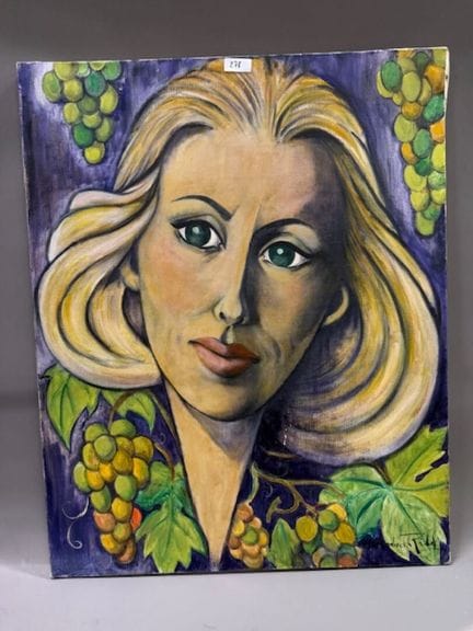 伊丽莎白-皮德福 - 带有理由的女性肖像
布面油画
右下方有签名
高 80 x 宽 64 厘米
(R