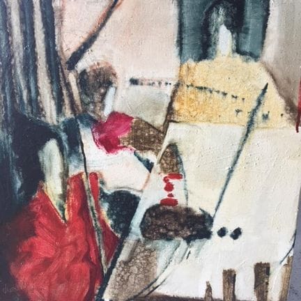 文森特-马格里（1963 - )
三个有人居住的人物 
布面油画 
左下方有签名 
50 x 51
