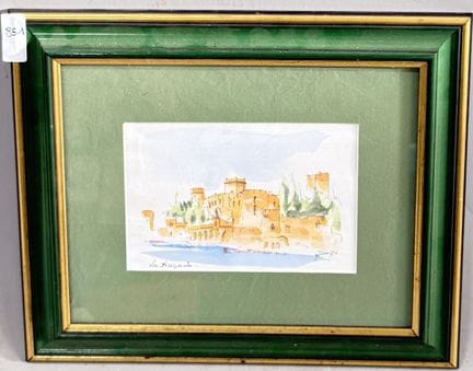 ZAMIZO 
„La Napoule“
Aquarell 
Unten rechts signie