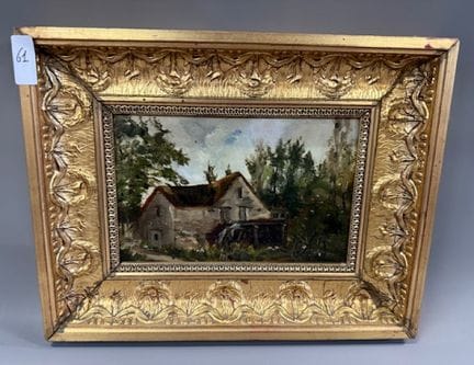 L FERREY - 磨坊
油画
右下方有签名
高 17 x 宽 26 厘米
(REF 61)