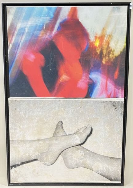 阿兰-罗丹 
脚。 
照片印在帆布上。 
右下方有签名。 
高 71 x 宽 92 厘米。 

还包