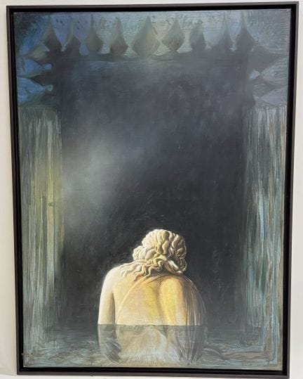 安东尼·陶勒（1945-）
《太阳》
布面油画
画作背面标有标题
画作背面及右下角有签名
画作背面标