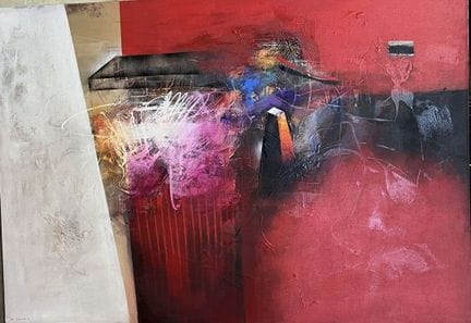KETU SUMADI（印度尼西亚画家，生于 1980 年）- SIE TO REFLECT（思考

