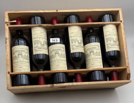 12 bottles BORDEAUX CHATEAU LA LAGUNE HAUT MEDOC 1
